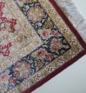 クムシルク　手織りペルシャ絨毯