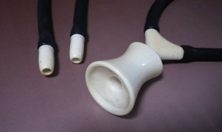 象牙製　聴診器